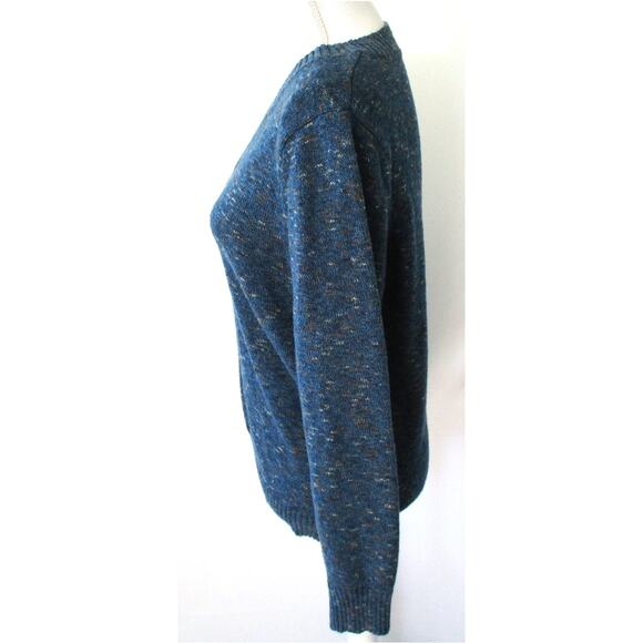 Croft & Barrow Women's Blue Long Sleeve Stretch V-Neck Sweater Size Large - Picture 4 of 10